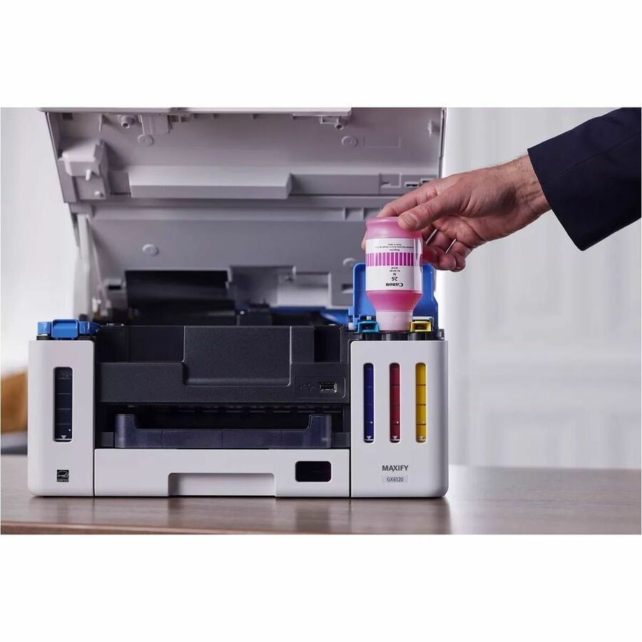 Canon GX6120 Wired & Wireless MegaTank Inkjet Multifunction Printer - Color