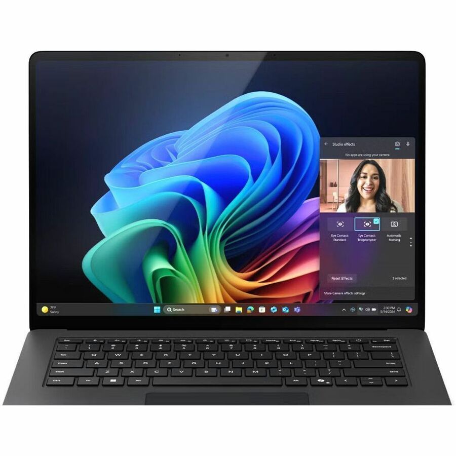 Microsoft Surface Laptop 7 15" Touchscreen Copilot+ PC Notebook - Intel Core Ultra 7 - 16 GB - 512 GB SSD - English Keyboard - Black
