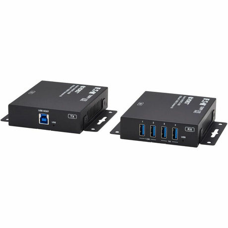 Eaton Tripp Lite Series HDBaseT-USB3 over Cat6a Extender Kit, 4 USB-A 3.2 Gen 1 Ports, PoC, RS-232, Up to 328 ft. (100 m), TAA