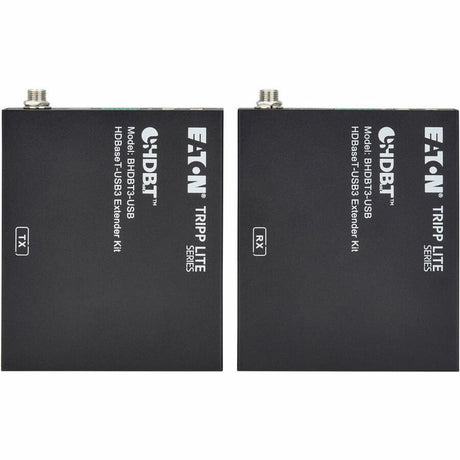 Eaton Tripp Lite Series HDBaseT-USB3 over Cat6a Extender Kit, 4 USB-A 3.2 Gen 1 Ports, PoC, RS-232, Up to 328 ft. (100 m), TAA