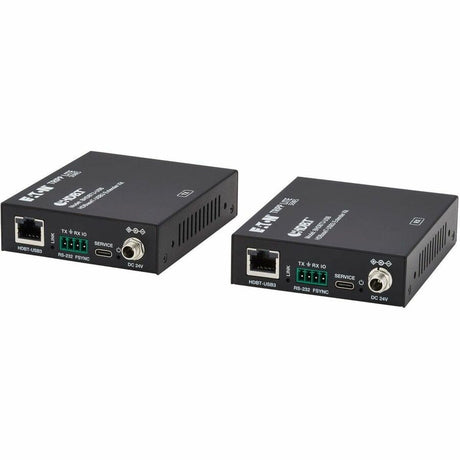 Eaton Tripp Lite Series HDBaseT-USB3 over Cat6a Extender Kit, 4 USB-A 3.2 Gen 1 Ports, PoC, RS-232, Up to 328 ft. (100 m), TAA