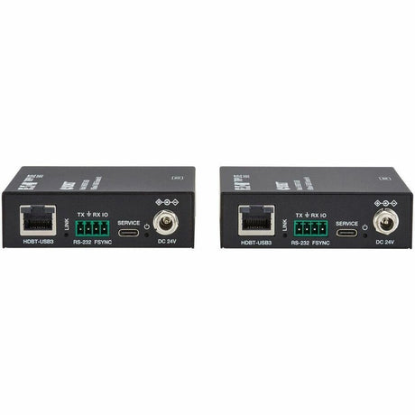 Eaton Tripp Lite Series HDBaseT-USB3 over Cat6a Extender Kit, 4 USB-A 3.2 Gen 1 Ports, PoC, RS-232, Up to 328 ft. (100 m), TAA
