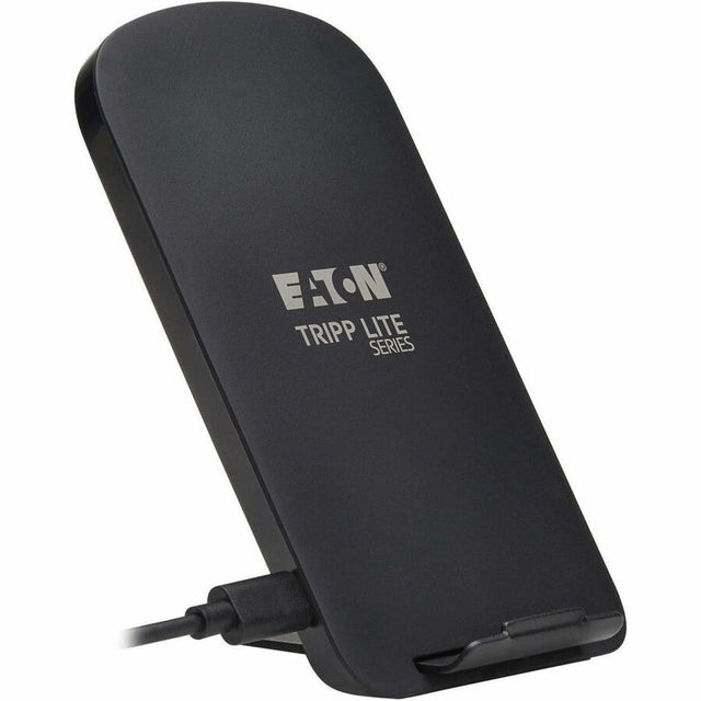 Eaton Tripp Lite Series Wireless Charging Travel Stand - 15W Fast Charging, Qi Compatible, Apple and Samsung Compatible, Black