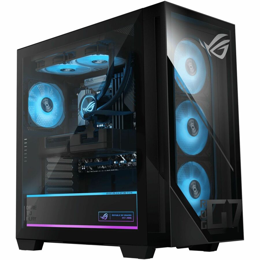 Asus ROG G700 G700TF-XS987 Gaming Desktop Computer - Intel Core Ultra 9 285K - 32 GB - 2 TB SSD - Black
