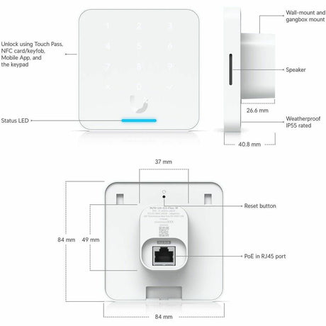 Ubiquiti Reader Flex Card Reader Access Device