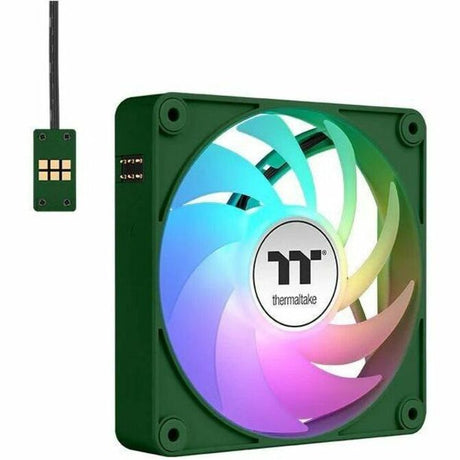 Thermaltake CT120 EX ARGB Sync PC Cooling Fan Racing Green (3-Fan Pack)