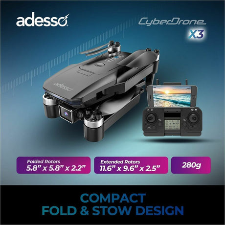 Adesso Drone with 2K FPV Camera , GPS, and WIFI