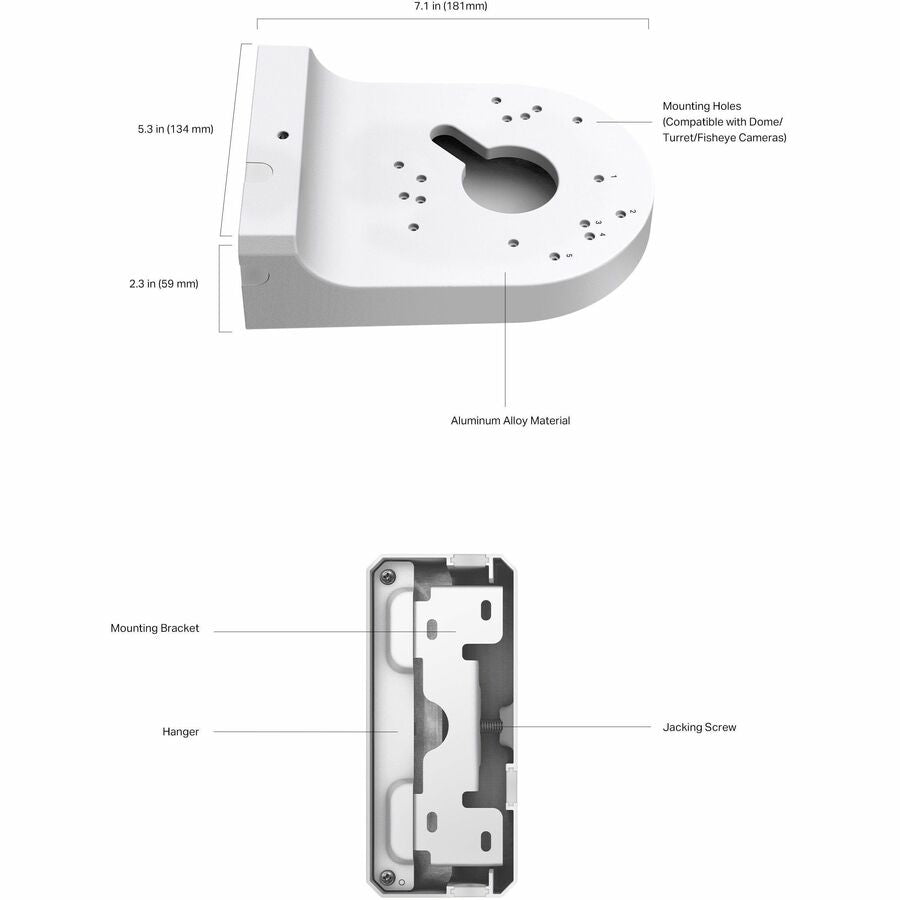 TP-Link VJB-240 Mounting Bracket for Network Camera - White