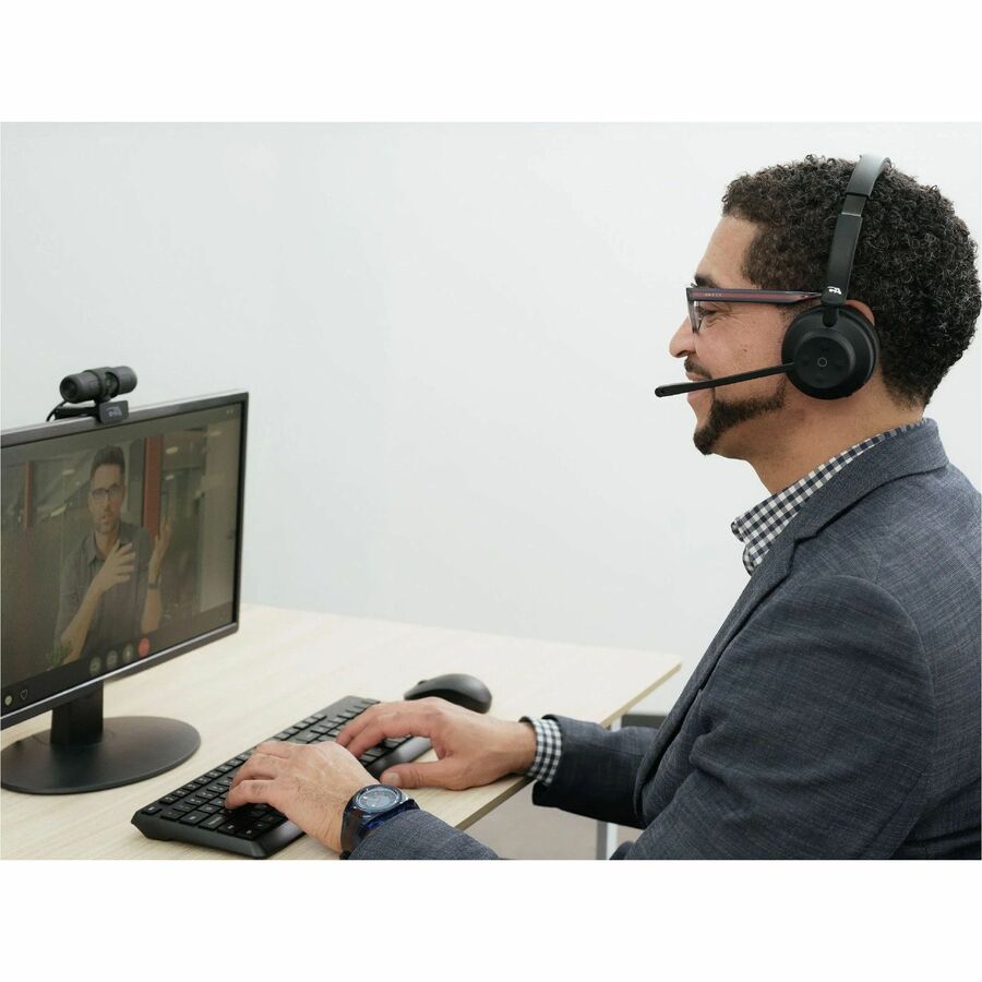 Cyber Acoustics Professional Wireless Headset With AI Noise Cancelation