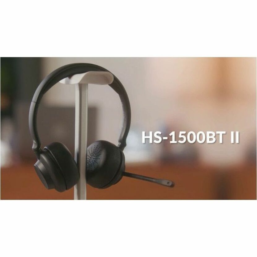 Cyber Acoustics Professional Wireless Headset With AI Noise Cancelation