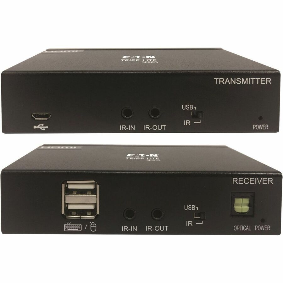 Tripp Lite series DisplayPort over Cat6 Extender Kit, Transmitter/Receiver, 4K 60 Hz, 4:4:4, Power over Cable, 230 ft. (70 m), TAA