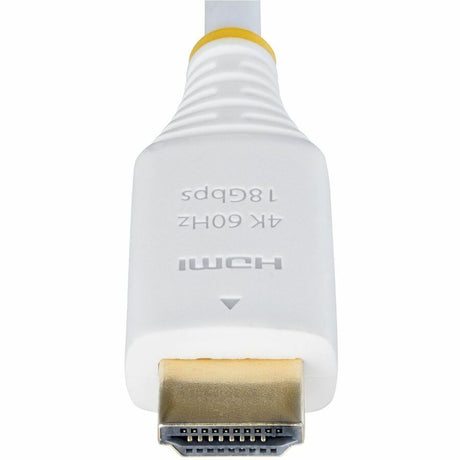 StarTech.com 10ft (3m) Premium Certified High Speed HDMI Cable, 4K 60Hz/1440p 144Hz, 18Gbps, UHD HDMI 2.0 Cord, TPE Jacket, White
