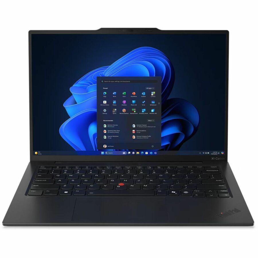 Lenovo ThinkPad X1 Carbon Gen 13 21NS005TUS 14" Copilot+ PC Ultrabook - 2.8K - Intel Core Ultra 7 266V - Intel Evo Platform - 16 GB - 512 GB SSD - English Keyboard - Black Paint