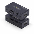 StarTech.com HDMI Extender Over CAT5e/CAT6, 4K 60Hz, Up to 200ft (60m), Transmitter and Receiver Kit, Power Over Cable