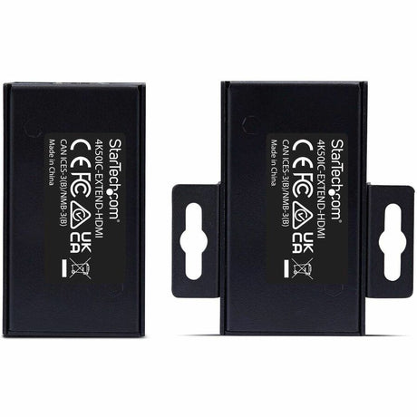 StarTech.com HDMI Extender Over CAT5e/CAT6, 4K 60Hz, Up to 200ft (60m), Transmitter and Receiver Kit, Power Over Cable