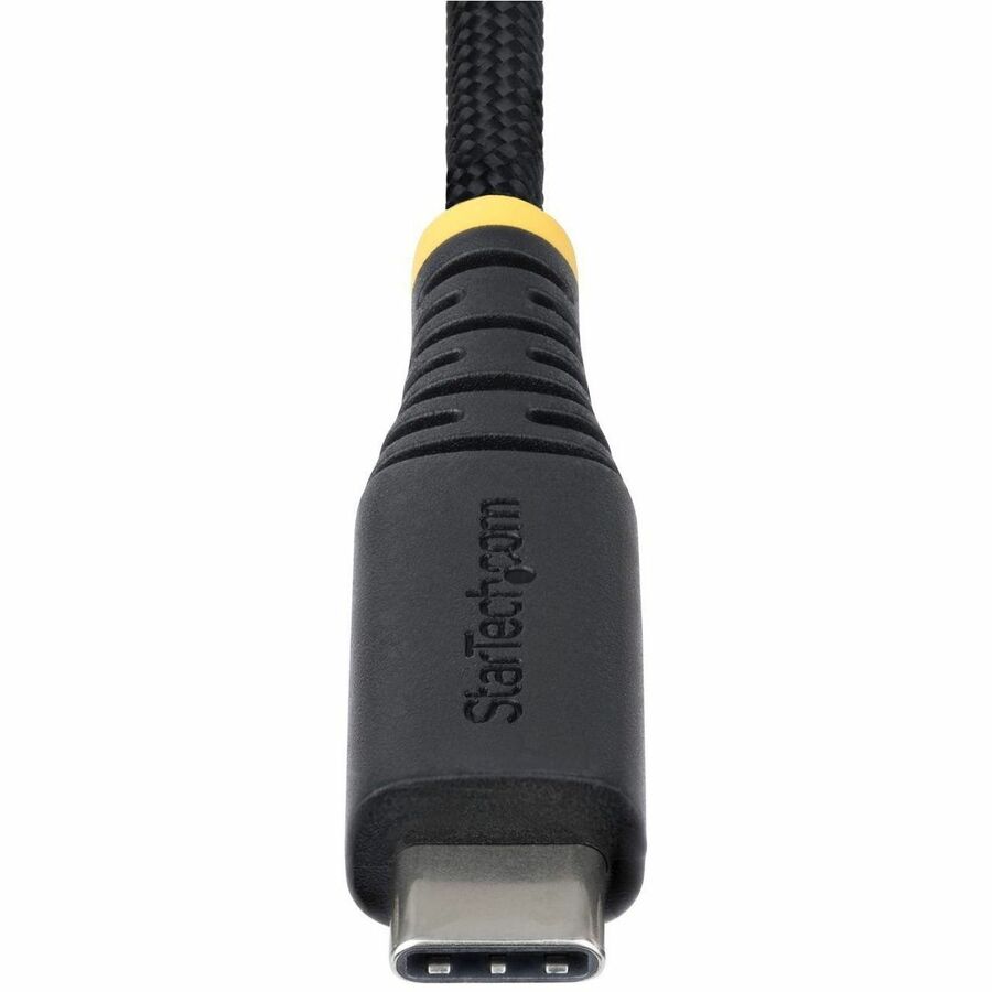 StarTech.com 6ft (1.8m) USB-C Charging Cable, 240W PD EPR, Dual-Layer Silicone/Braided Jacket, Rugged USB 2.0 Laptop Charge Cord, USB-IF