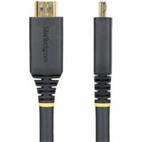 StarTech.com 35ft (10.6m) Active High Speed HDMI Cable with Gripping Connectors, 4K 60Hz/1440p 144Hz 18Gbps, UHD HDMI 2.0 Cord, TPE Jacket