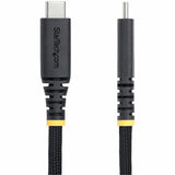 StarTech.com 10ft (3m) USB-C Charging Cable, 240W PD EPR, Dual-Layer Silicone/Braided Jacket, Rugged USB 2.0 Laptop Charge Cord, USB-IF