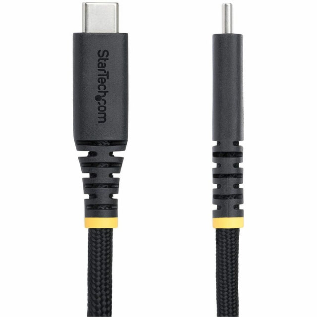 StarTech.com 10ft (3m) USB-C Charging Cable, 240W PD EPR, Dual-Layer Silicone/Braided Jacket, Rugged USB 2.0 Laptop Charge Cord, USB-IF