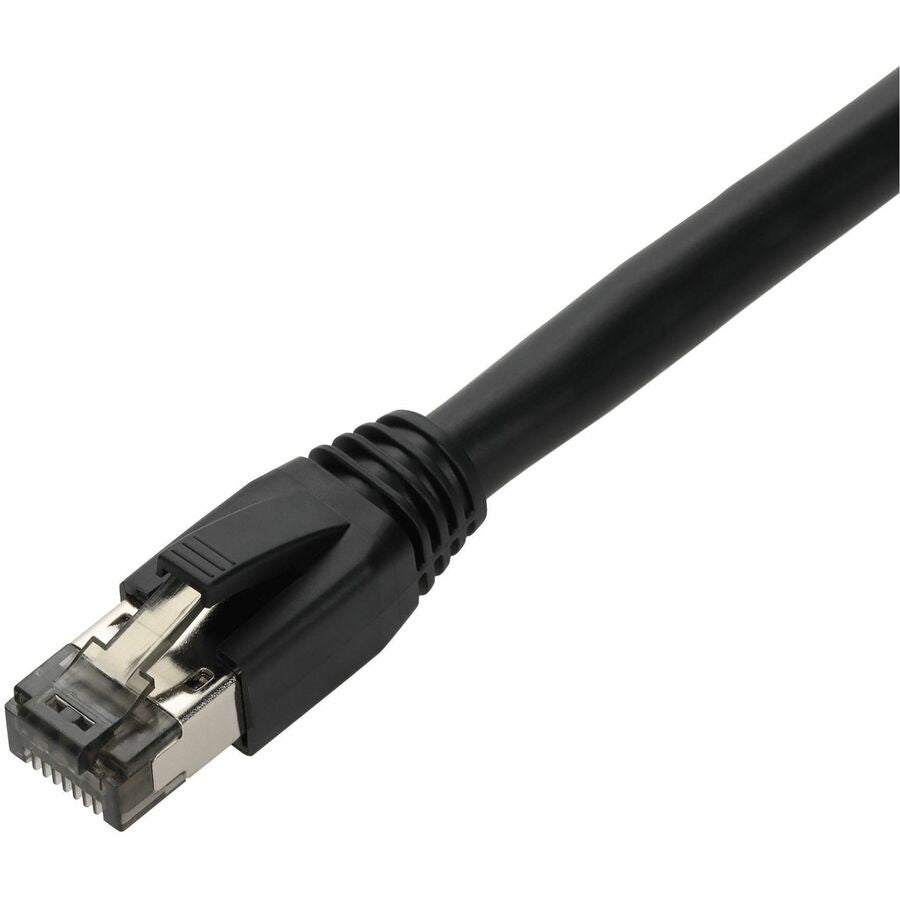 50FT BLACK CAT8 S/FTP PVC