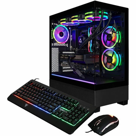 CLX SET Gaming Desktop Computer - AMD Ryzen 7 9800X3D - 32 GB - 2 TB SSD - Mid-tower - Black