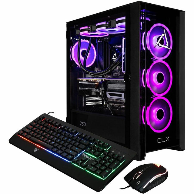 CLX SET Gaming Desktop Computer - Intel Core Ultra 7 265F - 32 GB - 2 TB SSD - Mid-tower - Black