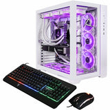 CLX SET Gaming Desktop Computer - AMD Ryzen 7 7800X3D - 64 GB - 6 TB HDD - 2 TB SSD - Mid-tower - White