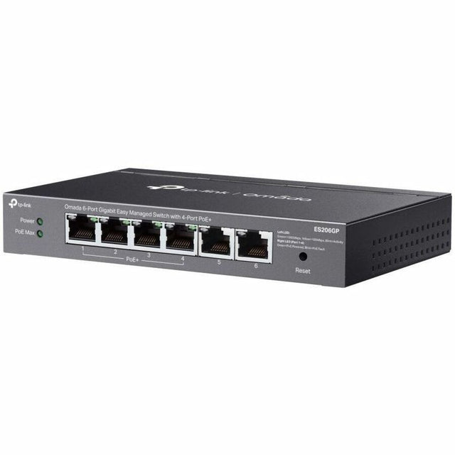 TP-Link Omada 6-Port Gigabit Easy Managed Switch with 4-Port PoE+