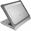 MAXCases Extreme Shell-FL3 Slide Case for HP Fortis G1m Chromebook 11.6" Clamshell (MediaTek Processor) (Grey/Slide-On Top, PC Bottom)