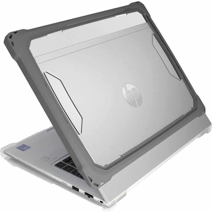 MAXCases Extreme Shell-FL3 Slide Case for HP Fortis G1m Chromebook 11.6" Clamshell (MediaTek Processor) (Grey/Slide-On Top, PC Bottom)