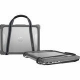 MAXCases Extreme Shell-FL3 Slide Case for HP Fortis G1m Chromebook 11.6" Clamshell (MediaTek Processor) (Grey/Slide-On Top, PC Bottom)