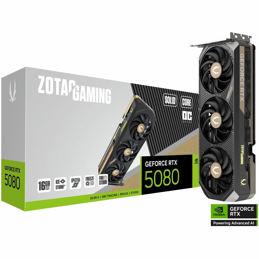 Zotac NVIDIA GeForce RTX 5080 Graphic Card - 16 GB GDDR7
