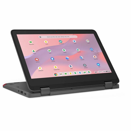 Lenovo 300e Yoga Chromebook Gen 4 82W2002HUS 11.6" Touchscreen Convertible 2 in 1 Chromebook - HD - Octa-core (ARM Cortex A76 + Cortex A55) - 4 GB - 32 GB Flash Memory - English Keyboard - Graphite Gray