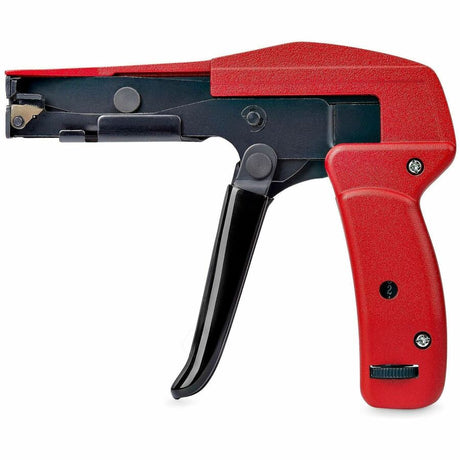 StarTech.com Nylon Cable Tie Gun, Zip Tie Cable Cutter/Installation Tool, Zip Tie Tensioning/Tightener, TAA Compliant
