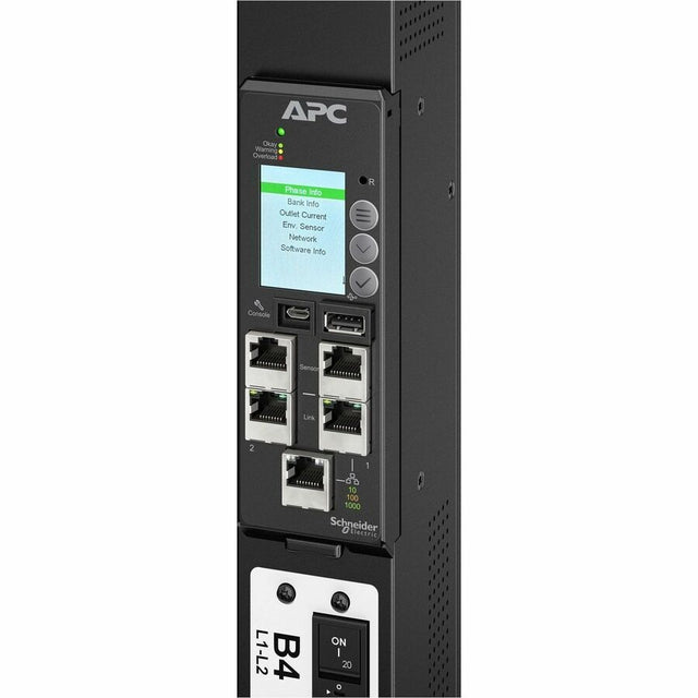 APC NetShelter Rack PDU Advanced Gen 2, Switched Metered Outlet, 3Phase, 22.1kW 400V 32A or 17.3kW 415V 30A, 530P6, 48 Outlet