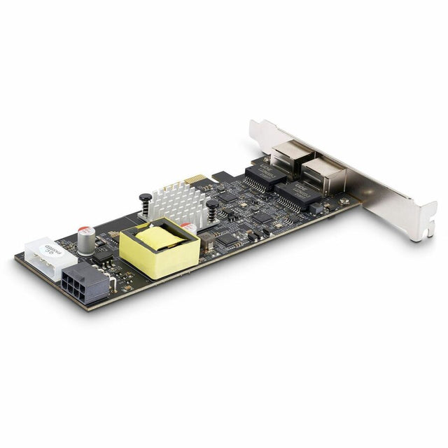 StarTech.com 2-Port 2.5Gbps PCI Express PoE Network Card, Dual Intel I225-V, PCIe 802.3af/at PoE+ Multi-Gigabit Ethernet NIC