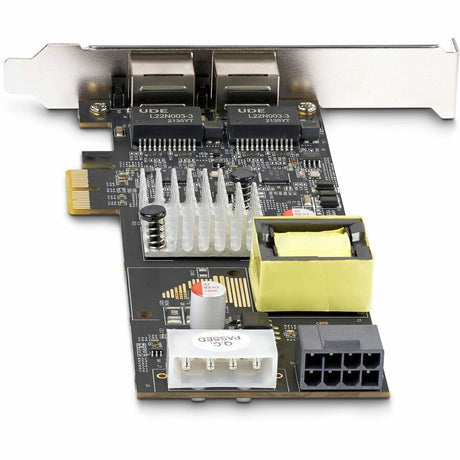 StarTech.com 2-Port 2.5Gbps PCI Express PoE Network Card, Dual Intel I225-V, PCIe 802.3af/at PoE+ Multi-Gigabit Ethernet NIC