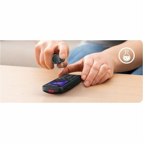 Yealink AX86R IP Phone - Cordless - Cordless - Wi-Fi, Bluetooth - 5 Multiple Conferencing - Wall Mountable, Stand Mountable - Black