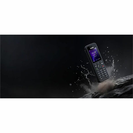 Yealink AX86R IP Phone - Cordless - Cordless - Wi-Fi, Bluetooth - 5 Multiple Conferencing - Wall Mountable, Stand Mountable - Black