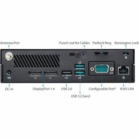 Asus PB63-BB3000XTLR-O Barebone System - Mini PC - Intel Core i3 14th Gen i3-14100