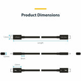 2.6ft/80cm Thunderbolt 5 Cable