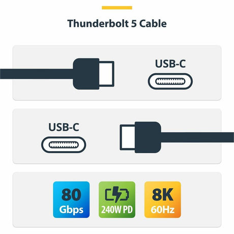 3ft (1m) Thunderbolt 5 Cable
