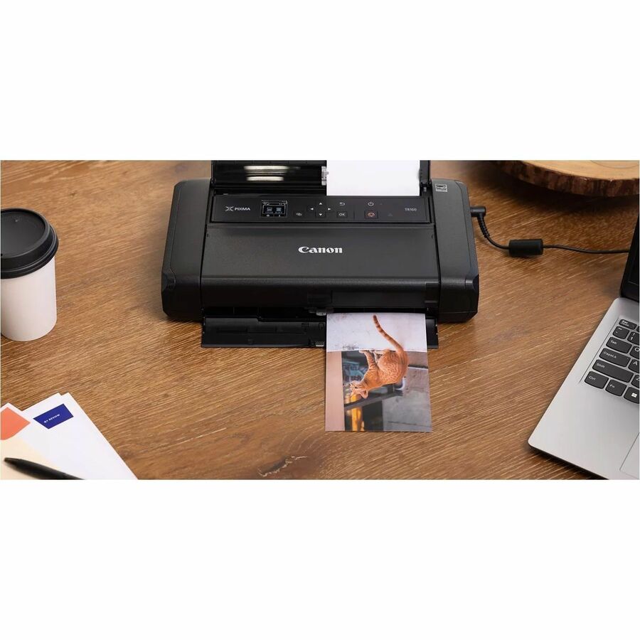Canon PIXMA TR160 Portable Wired/Wireless Inkjet Printer - Color