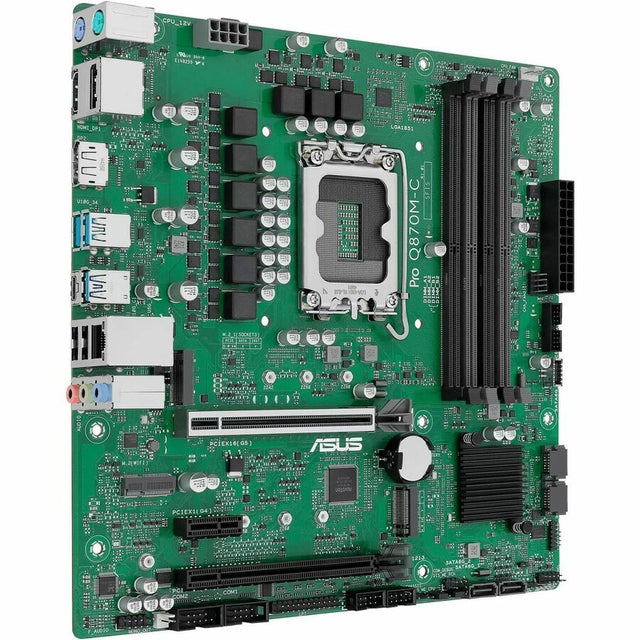 Asus Pro PRO Q870M-C-CSM Desktop Motherboard - Intel Q870 Chipset - Socket LGA-1851 - Micro ATX