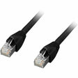 Comprehensive CAT6A Shielded Patch Cable Black 100ft