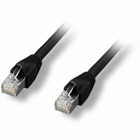 Comprehensive CAT6A Shielded Patch Cable Black 7ft