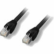 Comprehensive CAT6A Shielded Patch Cable Black 5ft