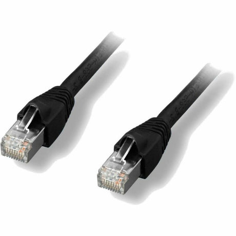 Comprehensive CAT6A Shielded Patch Cable Black 5ft