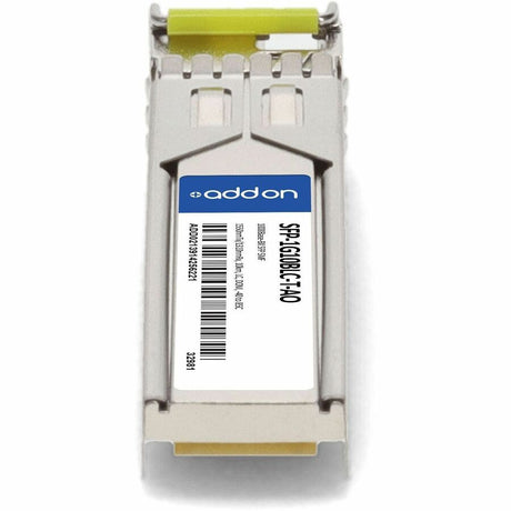 AddOn Moxa SFP-1G10BLC-T Compatible TAA 1000Base-BX SFP Transceiver (SMF, 1550nmTx/1310nmRx, 10km, LC, -40 to 85C)