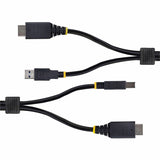 StarTech.com 6ft (1.8m) HDMI and USB 5Gbps KVM Cable, Up to 4K 60Hz, HDMI 2.0 and USB Combo Cable for KVM Switch